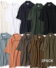 [2PACK] 24S/S 오버핏 피케티셔츠 (10color)