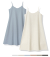French Linen Sleeveless Dress - 6COL