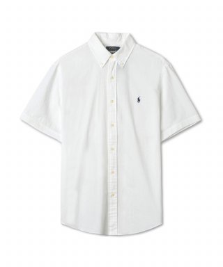 POLO RALPH LAUREN ポロ・ラルフ・ローレン ショートスリーブ シアサッカーシャツ - ホワイト 画像 1