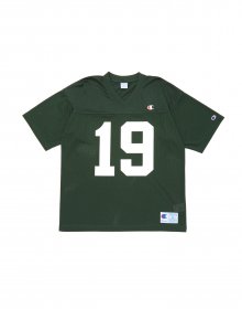 [ASIA] 메쉬소재 풋볼 티셔츠 (NORMAL GREEN) CKTS3E012E2