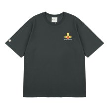 남성 심슨그래픽 반팔 티셔츠 다크그레이 BNBTS284M