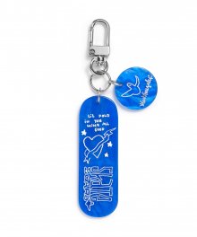 Board Acrylic Keyring - BLUE