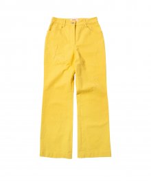 DAISY STAR PATCH PANTS / Yellow