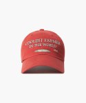 엔오르(EN OR) COOLEST FARMER BALL CAP - RED