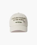 엔오르(EN OR) COOLEST FARMER BALL CAP - LIGHT GREY