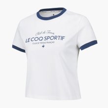 LE COURT] 링거 티셔츠 화이트(QO222TRS53)