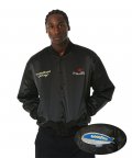 TOURING SATIN JACKET [BLACK]