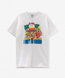 KABLAAM 반소매 티셔츠 - 화이트 / TKABLAAMWD018