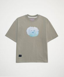 2023_구름 티셔츠 / 라이트카키
