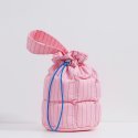 이지지(EEGEEGEE) Puper Roll Bag [Pink Stripe]