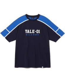 01 BULLDOGS COLOR TAPING TEE NAVY