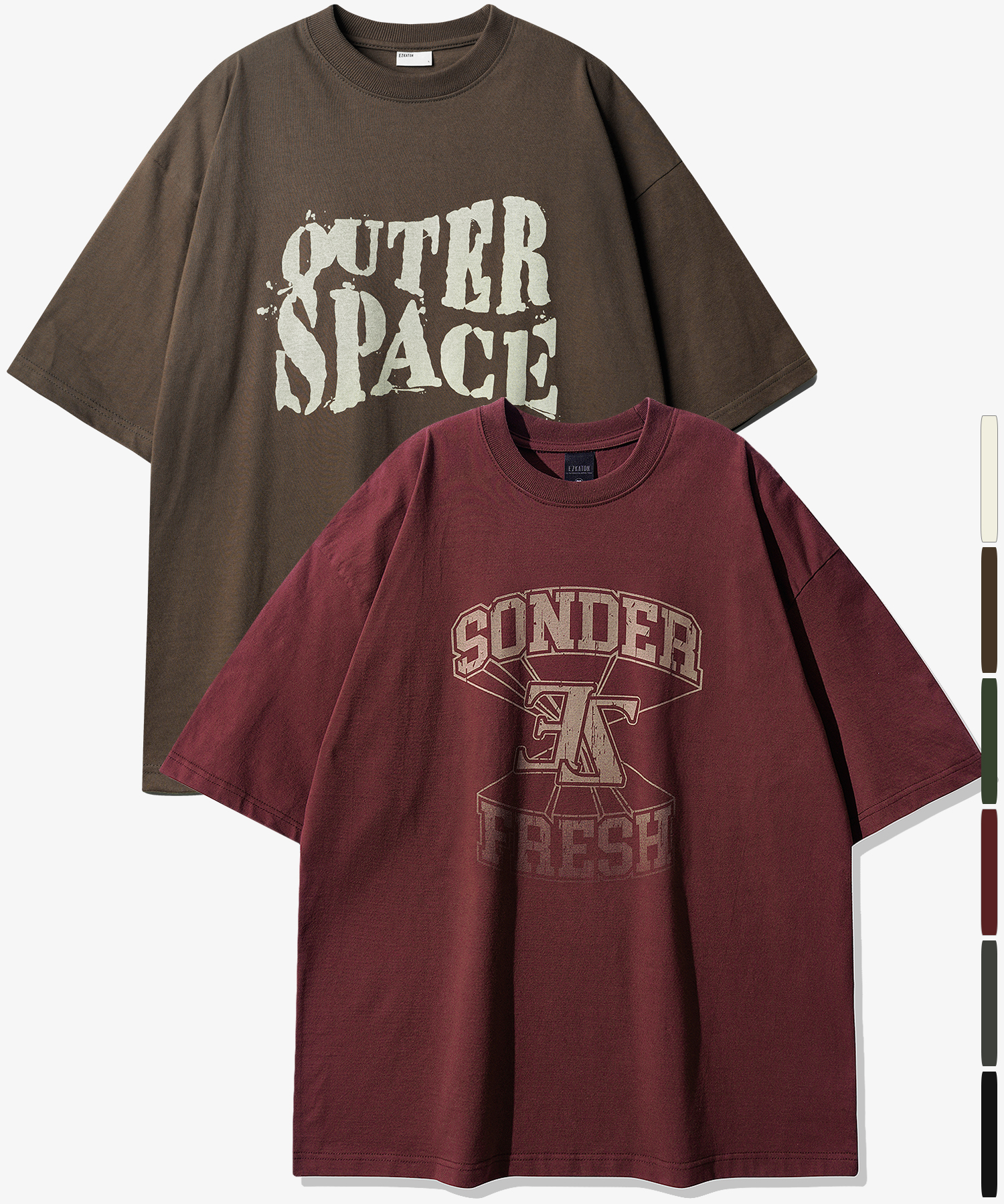 [SET] Sonder Short Sleeve +Space Short Sleeve 2-пак (KMST6693+KMST6696)