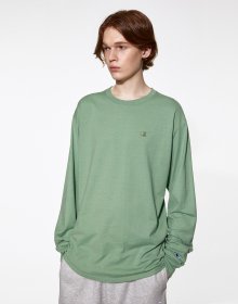 [US] 5.5oz Classic Jersey C로고 긴팔 티셔츠 (NORMAL KHAKI) CKTS3F204K2