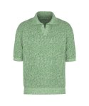 드림월드(DREAMWORLD) Bookle Half Collar Knit (Green)