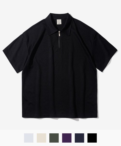 Футболка с широким воротником Black JDST1409