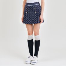 All-over Symbol Culottes_Navy