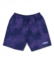Y.E.S x Fast & Furious Dyed Sweat Shorts Purple