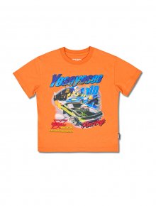 Y.E.S x Fast & Furious Racing Kids Tee Orange