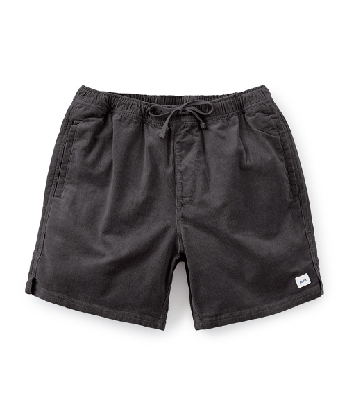 Вельветовые шорты Local - Black Wash