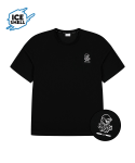 밀레 클래식(MILLET CLASSIC) MCC 하이킹보이 로고 아이스쉘 티셔츠_BLACK