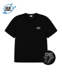 밀레 클래식(MILLET CLASSIC) MCC 90s 로고 아이스쉘 티셔츠_BLACK