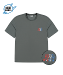 밀레 클래식(MILLET CLASSIC) MCC 쓰리 하이킹보이 아이스쉘 티셔츠_D/GREY