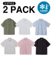 [2PACK][3 STYLE]오버사이즈 포켓 하프 셔츠