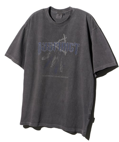 【DYSFUNCT】DREAM CATCHER PIGMENT T-SHIRT (BEIGE) Shop & Support — Dream Catcher Foundation