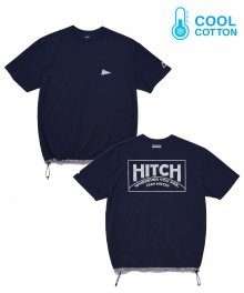 [YALE x HITCH] COOL COTTON STRING TEE NAVY