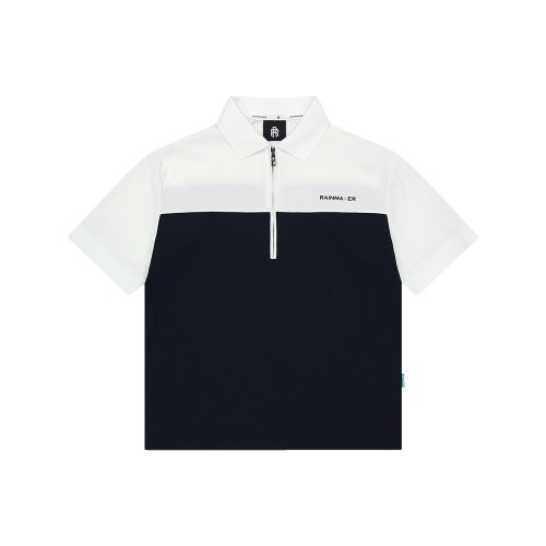 W BLOCK YOKO T-SHIRTS (BLACK) _ R32WCT08BK
