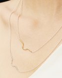스튜디오 오후(OHUUU) 기와 라인 포인트 목걸이 Giwa line point necklace