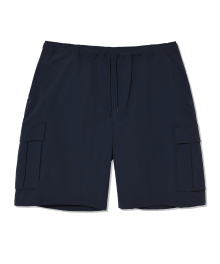 [ONEMILE WEAR] NYLON RELAXED FIT CARGO SHORTS NAVY