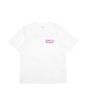 아노니모아노니마(ANONIMO-A) Spora printed T Shirt- Offwhitle/Pink