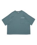 아노니모아노니마(ANONIMO-A) Raccomandata Oversized T Shirt- Grey Blue