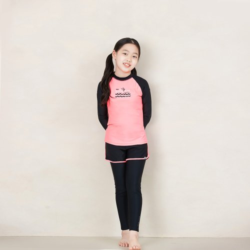 여아동 비치웨어 워터레깅스 세트 BEG-S005P