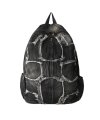 Washed Denim Turtle Backpack (Black)