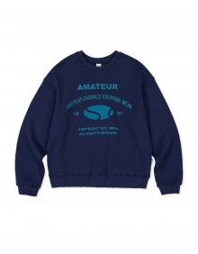 [Mmlg] AMATEUR SWEAT (BLUE NAVY)