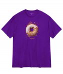 한량(HANRYANG) HR® Exciting donuts as always 도넛 퍼플 반팔 티셔츠