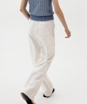르바(LEVAR) Carpenter Cotton Pants - White