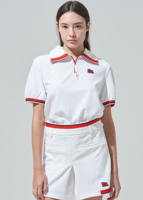 Анорак с цветными деталями half-zip_WH