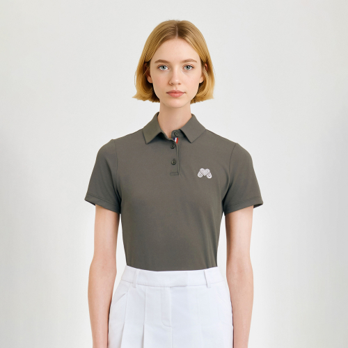 Ice Cotton Polo Shirts_Khaki