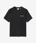 버버리(BURBERRY) 여성 모노그램 모티프 반소매 티셔츠 - 블랙 / 8055206