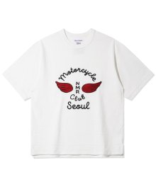 MOTORCYCLE GRAPHIC T-SHIRTS WHITE