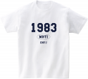 어썸어스(AWESOMEUS) 1983 MBTI ENFJ 반팔 티셔츠 화이트