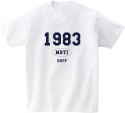 어썸어스(AWESOMEUS) 1983 MBTI ENFP 반팔 티셔츠 화이트