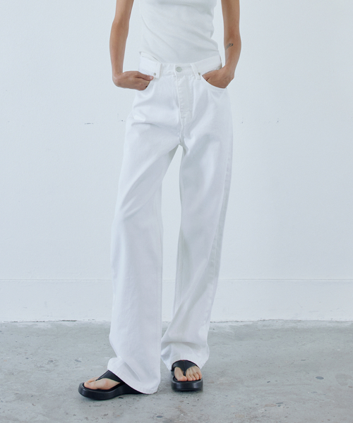 Wide denim (ivory)