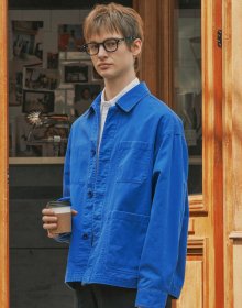[HIS] X [BOOT CAFÉ] 프렌치 워크 자켓 블루