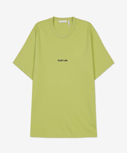 MUSINSA公式 | HELMUT LANG Logo Core Short Sleeve T-shirt - Apsainte /  N02HM5061FZ