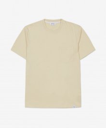 요하네스 스탠다드 포켓 반소매 티셔츠 - 선워시드 옐로우 / N0105538056