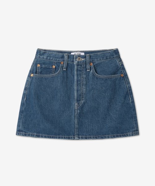 90s midi hotsell denim skirt